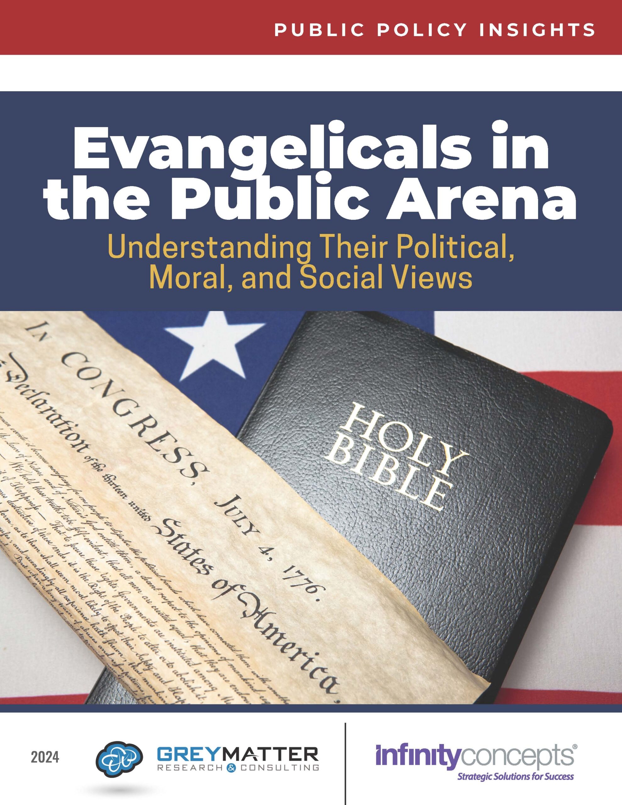 report cover for Evangelicals in the Public Arena